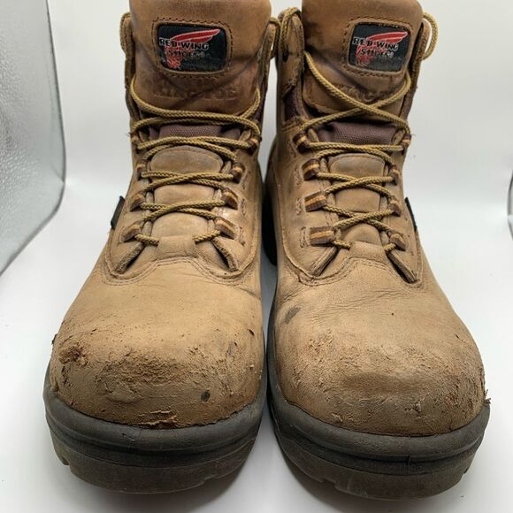 Red Wing King Toe Brown 6" Work Boot Safety Shoe Women's Size 9.5 Model 3540 - Picture 3 of 8